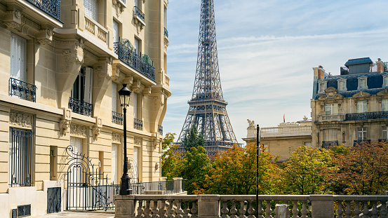 Iconic landmarks in Paris