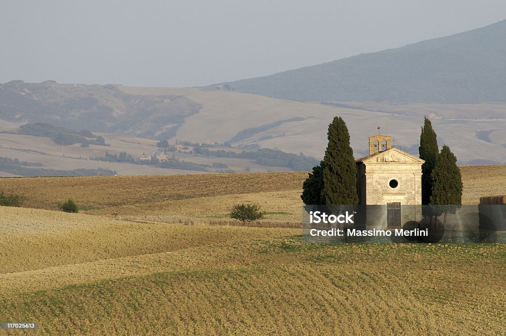 Cappella di Vitaleta - Photo de Agriculture libre de droits