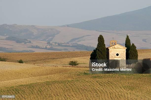 Cappella Di Vitaleta - Fotografie stock e altre immagini di Agricoltura - Agricoltura, Ambientazione esterna, Architettura