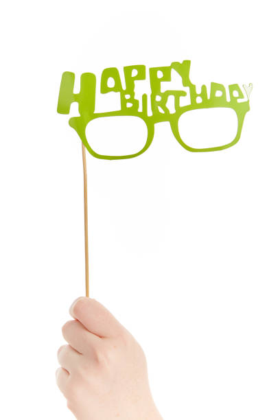 Party eye mask reads 