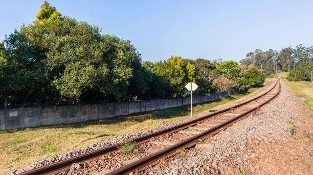 istock Train Tracks Railway Route Closeup Countryside 1170267632