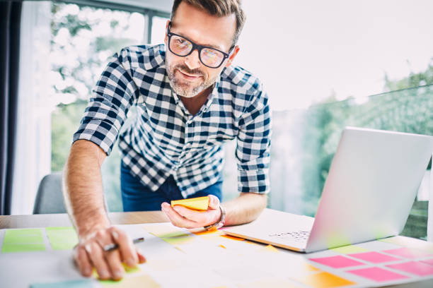 istock Handsome man planning new business 1170270002