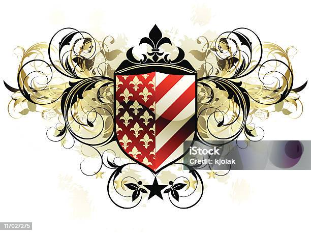 Blason En Arrièreplan Vecteurs libres de droits et plus d'images vectorielles de Armoiries - Armoiries, Certificat, Décoration de fête