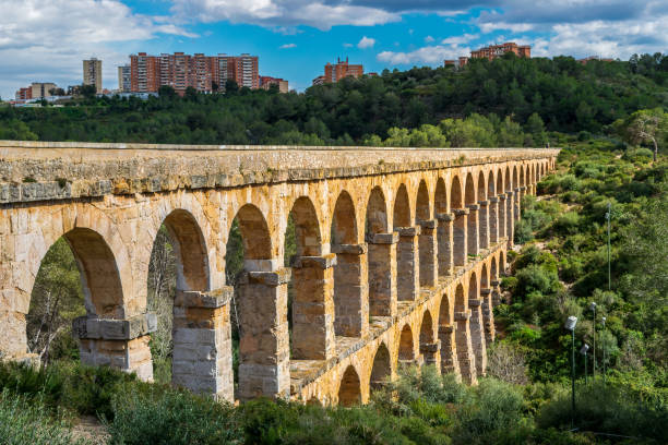 istock Roman aqueduct Ponte del Diable 1170275735