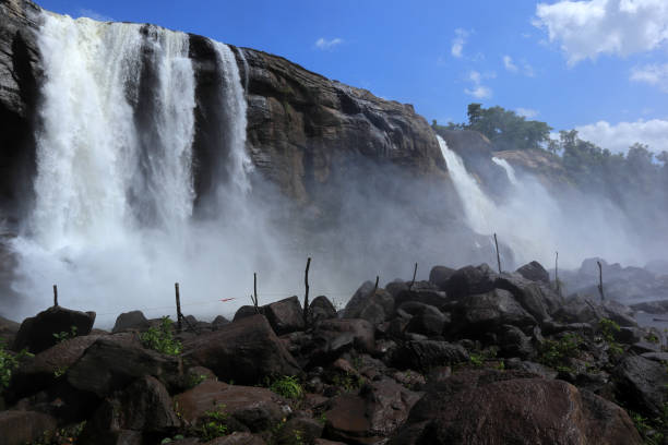 istock Beautiful waterfall in Athirappalli, Kerala, India. 1170276496