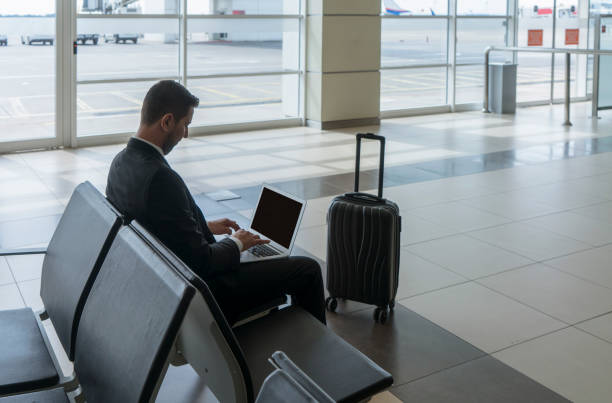istock Businessman at airport 1170276744