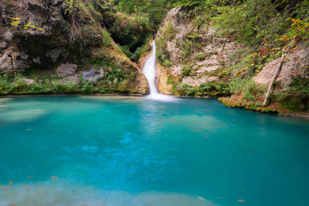 istock Source of Urederra river in Baquedano, Navarre, Spain 1170277878