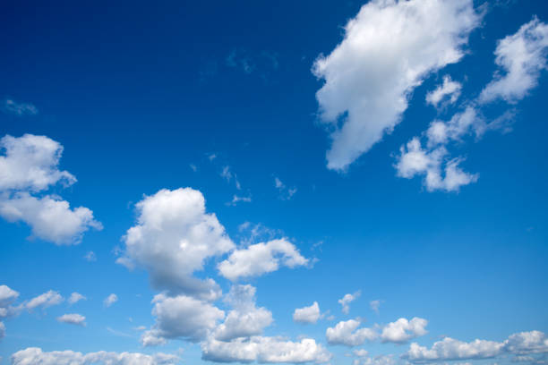 istock Blue sky and white cirrus clouds 1170279450