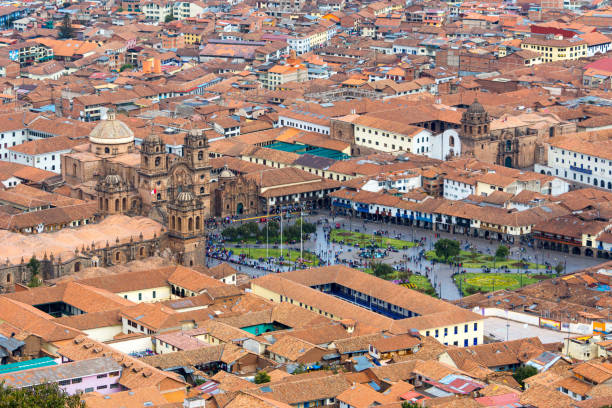 istock Cusco from the statue of White Jesus Christ (Cristo Blanco), Peru 1170281992