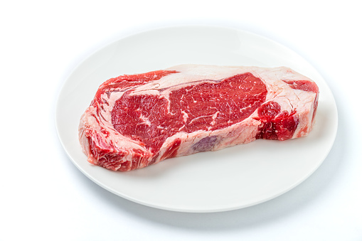 Sirloin steak on a plate