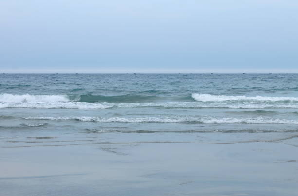 istock Sky and sea waves, natural background 1170291728