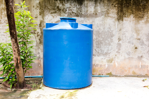 Blue Plastic Water Tank