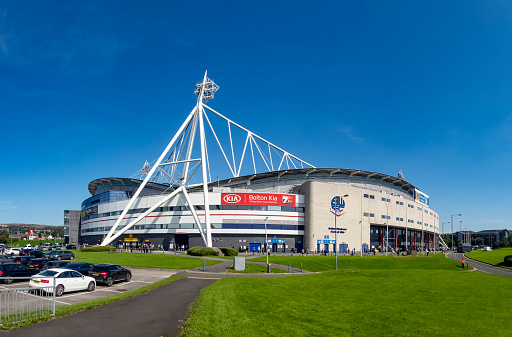 The University of Bolton Stadium ahead of the League One match between Bolton Wanderers and Ipswich Town