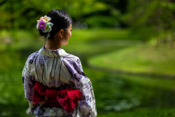 istock Traditional Japanese yukata kimono 1170298895