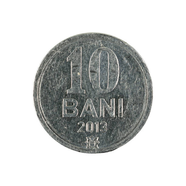 istock 10 moldovan bani coin (2013) obverse isolated on white background 1170304416