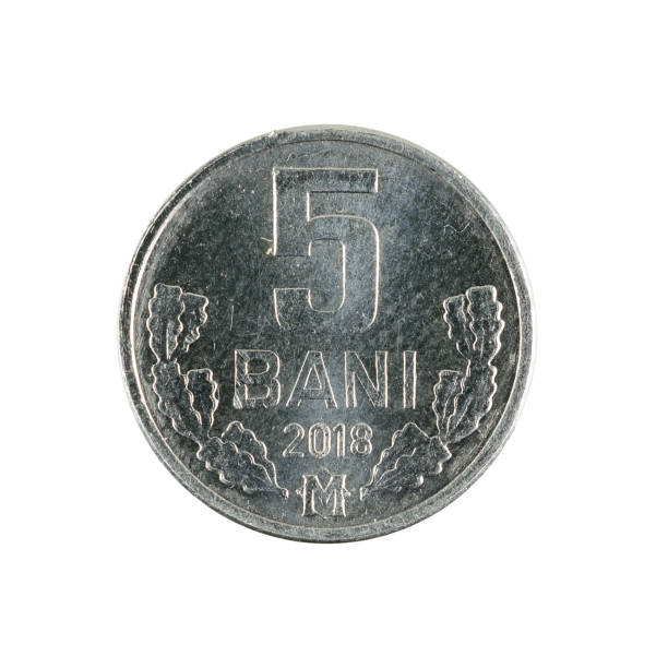 istock 5 moldovan bani coin (2018) obverse isolated on white background 1170304420
