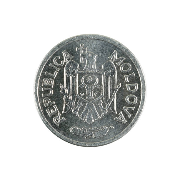 istock 5 moldovan bani coin (2018) reverse isolated on white background 1170304449
