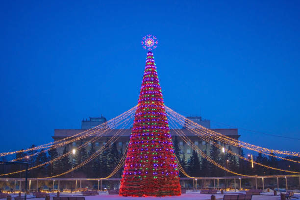 istock Very beautiful Christmas tree and very beautiful Christmas background 1170307736