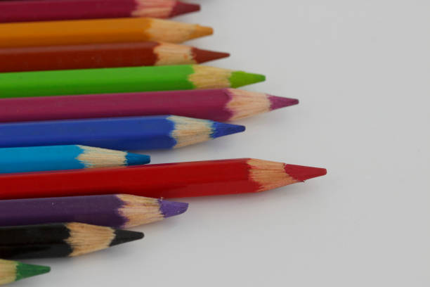 istock multicolored pencils isolated on white background. 1170308525