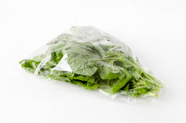 istock Amaranthus leaves in plastic bag on white background 1170310750