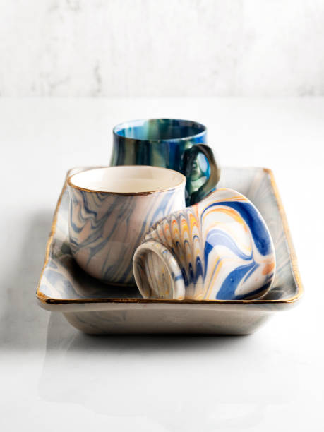 istock Coffee set, empty Cup, Empty coffee cup and teacup, Colorful coffee cup with  Tea Cups 1170314574