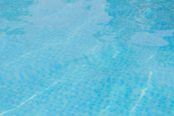 istock Ripple of pool water with sun reflection. 1170316313