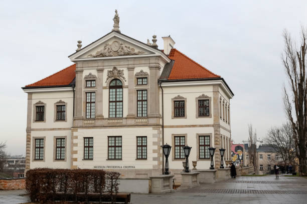 ワルシャワのフライデリックショパン博物館。ワルシャワはポーランドの首都ですが、重要な文化的、政治的、経済的なハブでもあります。 - fryderyk ストックフォトと画像