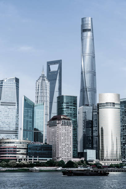 istock Shanghai skyline in daytime 1170324528