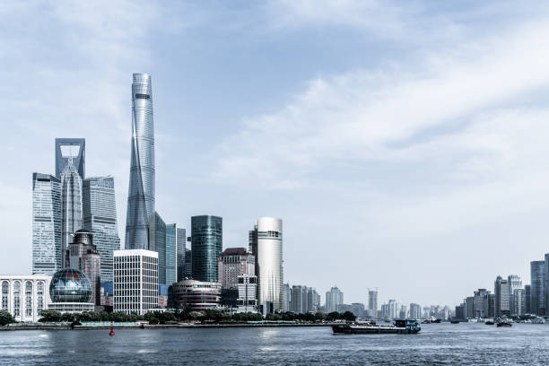 istock Shanghai skyline in daytime 1170324568