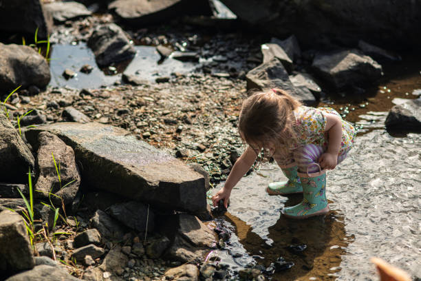 istock Girl Playing in Lake 1170330985
