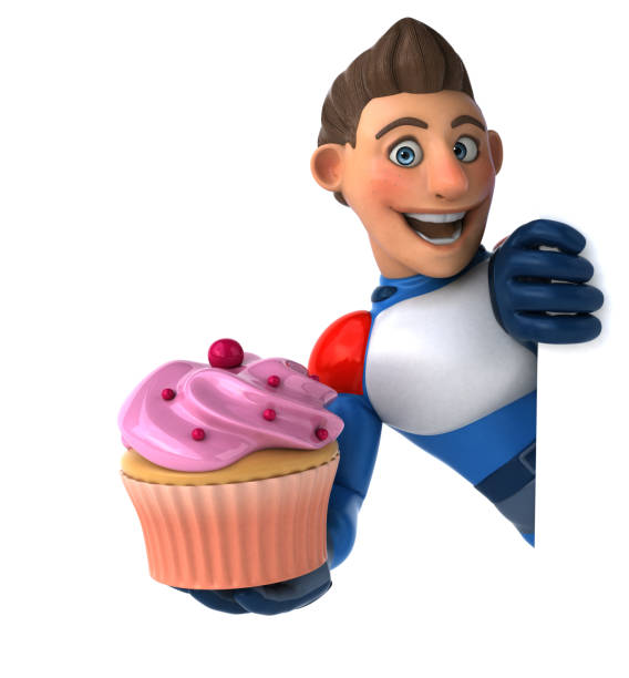 istock Super modern superhero - 3D Illustration 1170335538