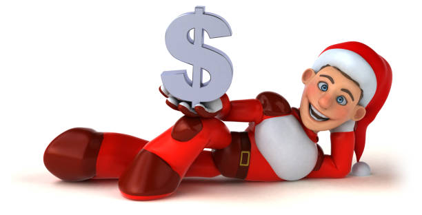 istock Fun Super Santa Claus - 3D Illustration 1170335593