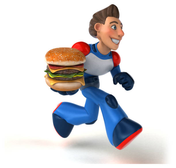 istock Super modern superhero - 3D Illustration 1170337174
