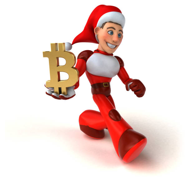 istock Fun Super Santa Claus - 3D Illustration 1170337891