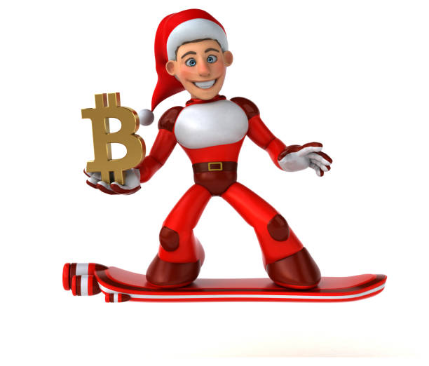 istock Fun Super Santa Claus - 3D Illustration 1170338384