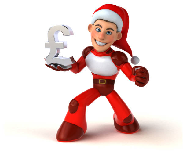 istock Fun Super Santa Claus - 3D Illustration 1170338391