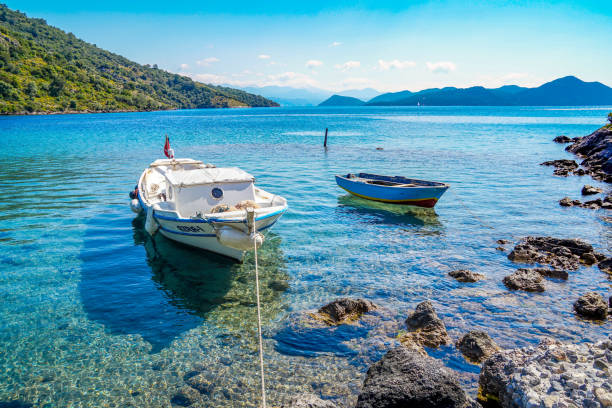 Sarsala bay from Dalaman, Mugla, Turkey.