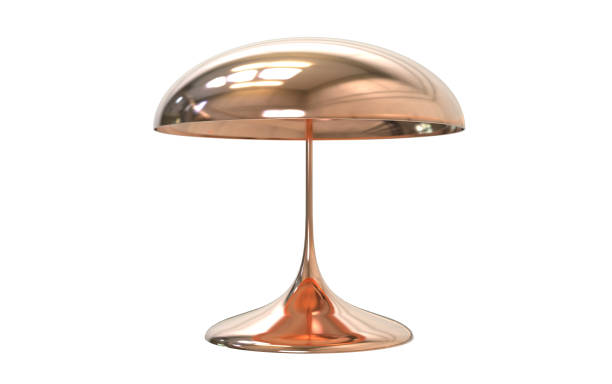 istock 3d Illustration of a mid century modern table lamp on a white background 1170347021