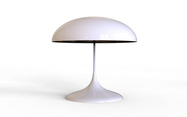 istock 3d Illustration of a mid century modern table lamp on a white background 1170347103