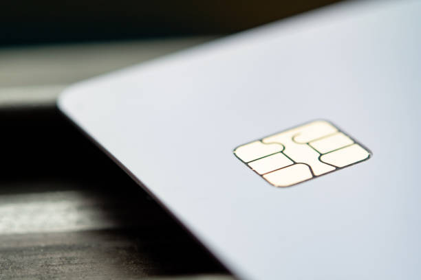 istock Close up of credit card micro chip 1170352070
