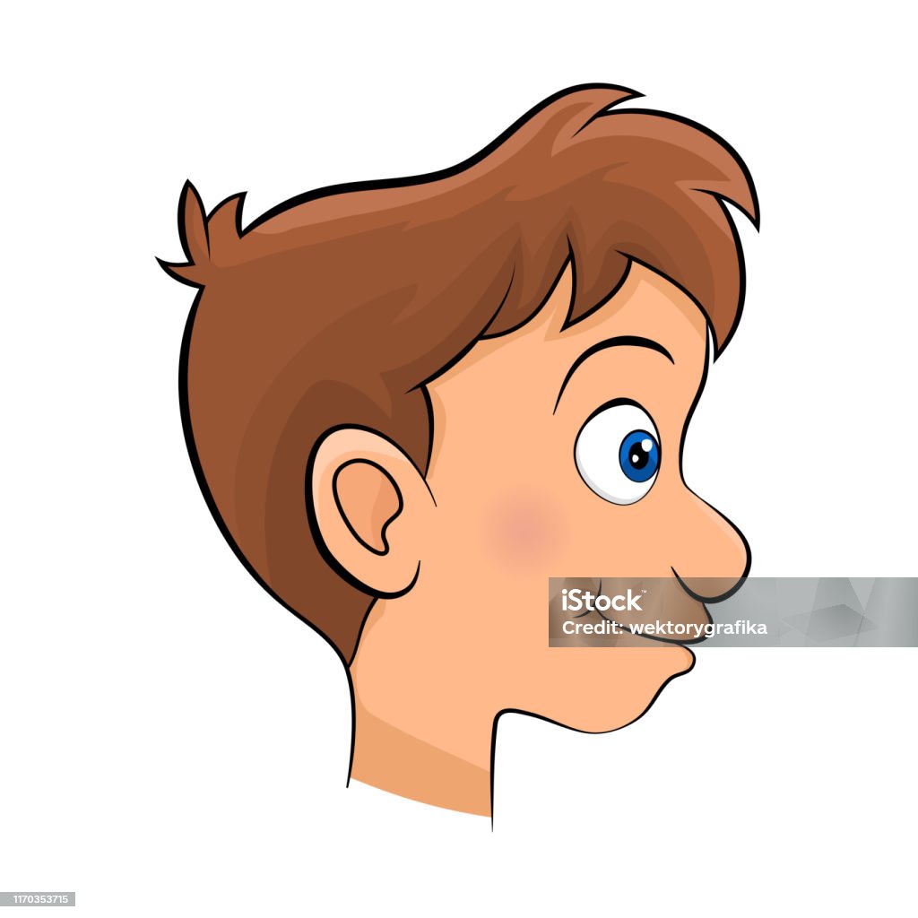American Boy Head Face Side View Cartoon Design Isolated On White Background Stock Illustration - Download Image Now - iStock American Boy Head Face Side View Cartoon Design Isolated On White Background Stock Illustration - Download Image Now - iStock