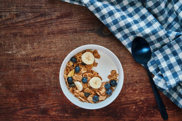 istock Milk Blueberry Banana Cereal 1170355296