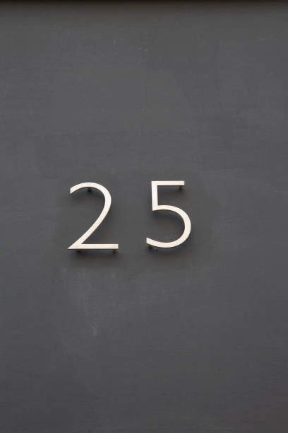 istock Closeup of Number Twenty-Five 1170355876