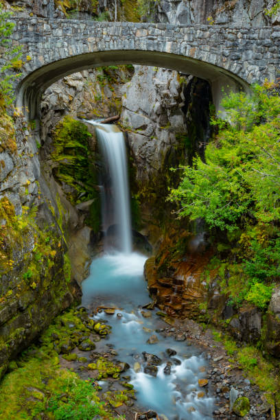 istock Christine Falls Pours into Pool Below Bridge 1170355904