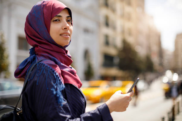 istock Muslim tourist exploring city 1170356676