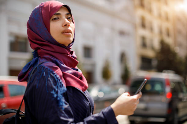 istock Muslim tourist exploring city 1170357685