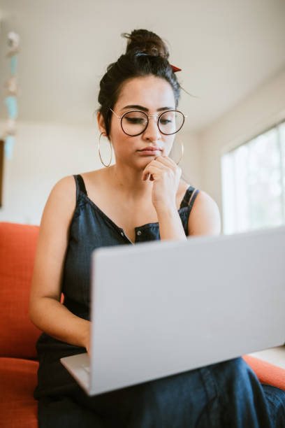 istock Woman Working Online On Laptop At Home 1170362070