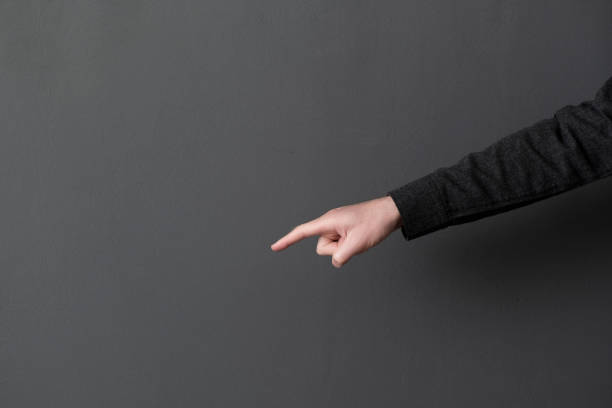 istock Different Hand Gestures in Front of Gray Background 1170362868