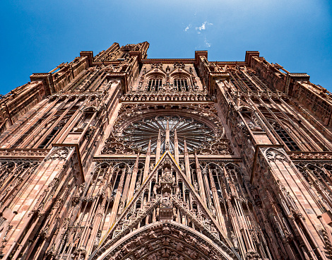 Exterior of the Strasbourg cathedral