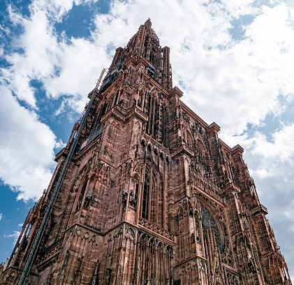 Exterior of the Strasbourg cathedral